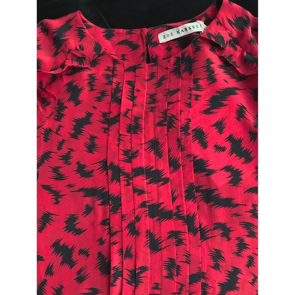 Zoe Karssen | Printed Silk Crepe Dress - Picture 5 of 9